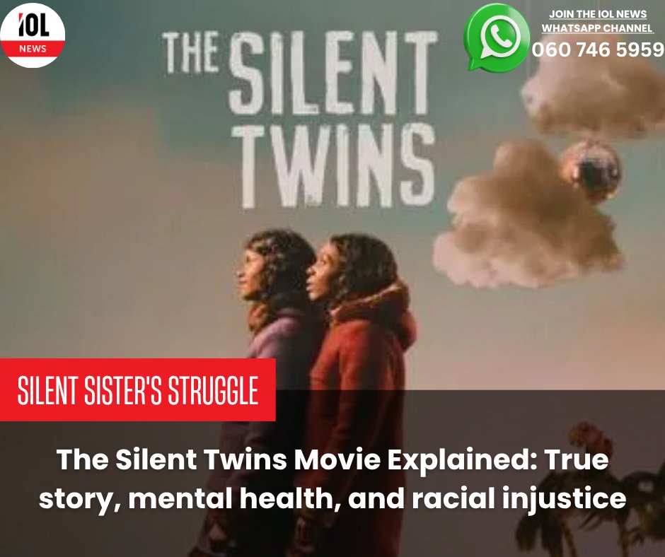 IOL's tweet photo. The Silent Twins tells the true story of June and Jennifer Gibbons, twin sisters born to Caribbean parents and raised in the rigid whiteness of 1970s Wales.
#SilentTwins #BlackVoicesMatter #TrueStoryTold #MentalHealthAwareness #CreativeResistance #WalesHistory #TwinBond
Read on https://t.co/lzc1D3FJZC