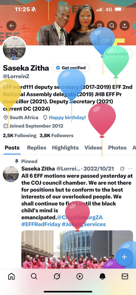 LorreinZ's tweet image. I got some balloons, and you all are way too quiet for my liking!
Anyway… happy birthday to me! 🎉
This year, my biggest present was Ward 13 and I couldn’t be more grateful. #EFFTurns12