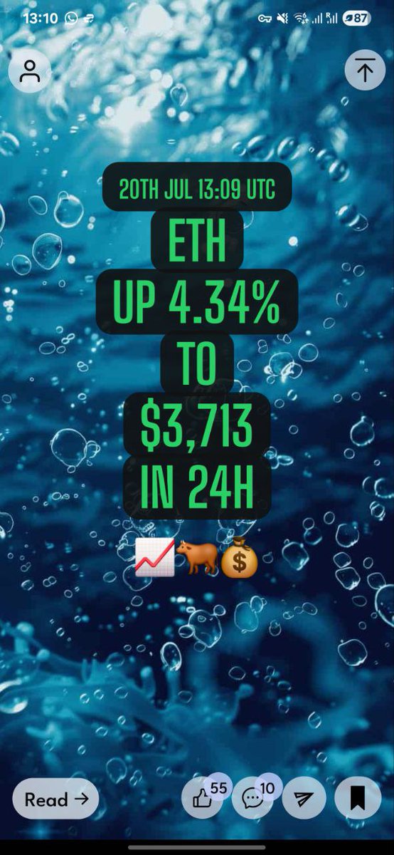 Plot twist: ETH didn't wait for Monday to pump to $3,700 💸