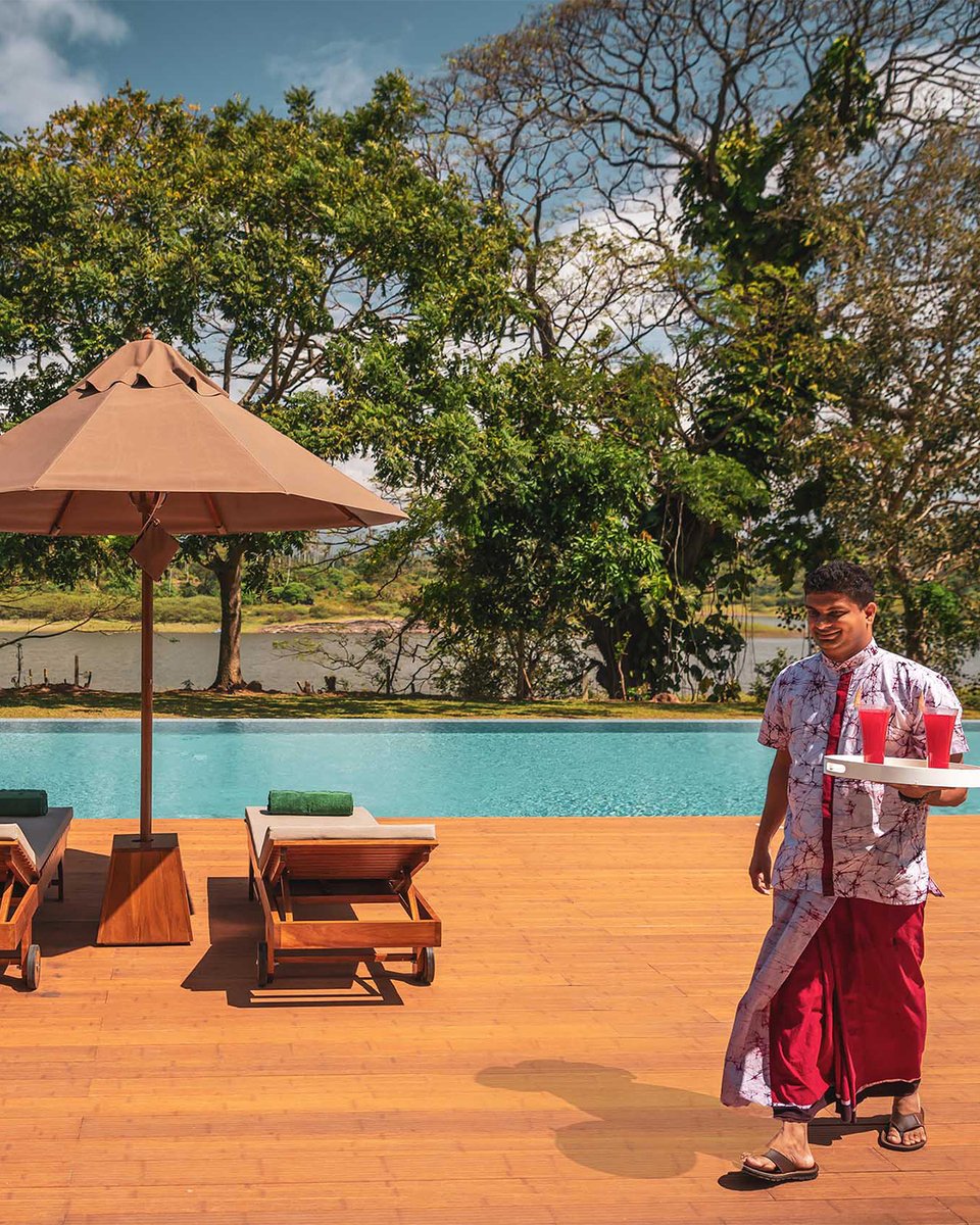 CeylonInsider's tweet photo. Discover a sophisticated blend of art, culture, and luxury at Jetwing Kandy Gallery. This elegant hotel, nestled by the Mahaweli River in Kandy, offers a serene and stylish escape. The design throughout the hotel pays homage to the rich artistic heritage of the Kandyan kingdom, creating a sense of place and history. Relax in your beautifully appointed room, take a dip in the long swimming pool, or enjoy delicious cuisine with tranquil river views. It’s a perfect, peaceful base from which to explore the cultural capital, offering a contemporary take on Kandyan hospitality.

Design your Sri Lanka holiday now: https://t.co/eblRtqGTmu

When staying in a cultural city like Kandy, do you prefer a hotel that feels modern and contemporary, or one that is steeped in traditional design and history? What’s your style?