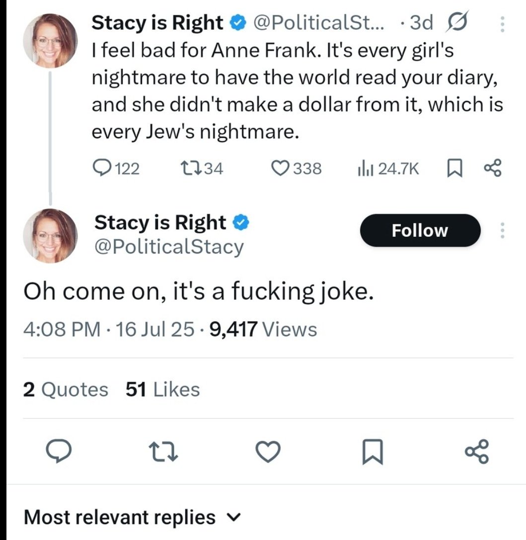 davematt88's tweet image. She's claiming that she was framed and that she did not tweet this. That's possible but it's also possible that she deleted the tweet. The one on the right is real by her own admission.