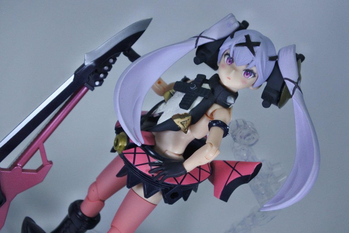 smoking_pistol's tweet image. メガミデバイスを改造して、ベイビーラズを再現しました
#メガミデバイス
#武装神姫