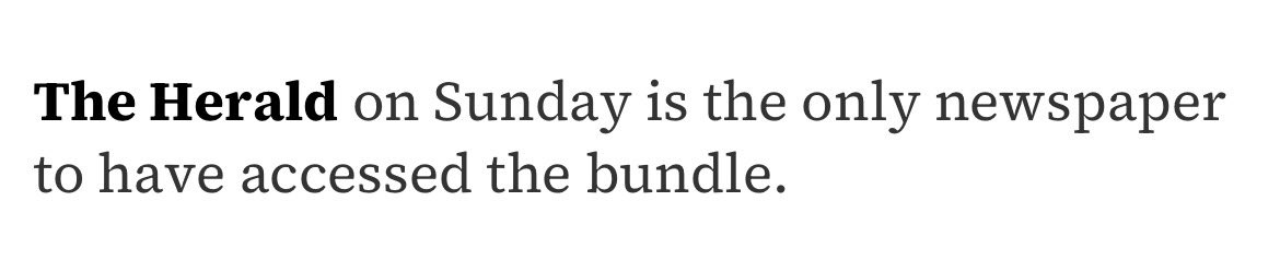This is the stand out line from Andrew’s piece today. This is the absolute basic of court reporting - when you’re covering any hearing, you go to the court and read the associated papers. 
It’s bog standard stuff and highlights the decline in court reporters and reporting.