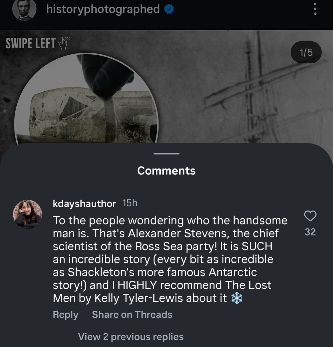 Always happy to spread the word of the Ross Sea party 🙏😂