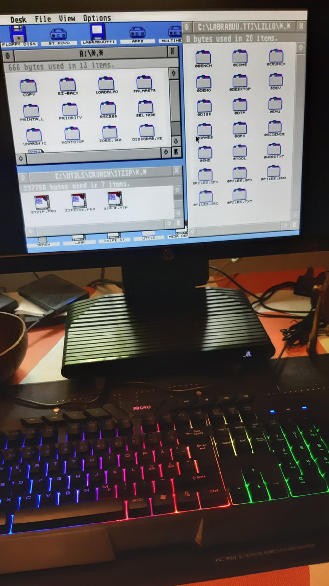 #AtariST series software preservation never stops. Got over 1500 disk dumps to browse and catalog a few months ago, which are now verified to work. Now it's time to sort everything on the hard disk and start researching.