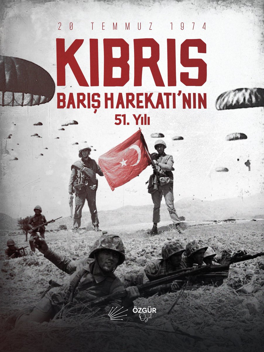 Bundan 51 sene evvel, Kıbrıs adasına barış getirmek için Başbakanımız Bülent Ecevit’in liderliğinde büyük bir mücadele başlatıldı.

#KıbrısBarışHarekatı’nın yıl dönümünde şehitlerimizi rahmetle anıyor, gazilerimize minnetlerimizi sunuyoruz.

3’üncü Genel Başkanımız Ecevit ile