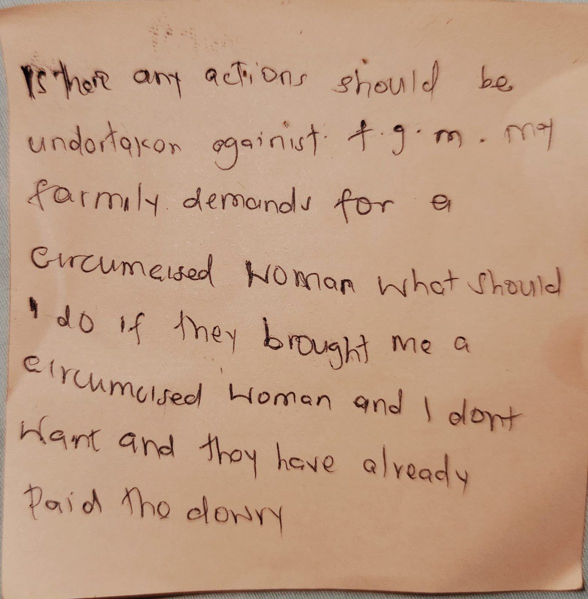 I_Rep Foundation (@irep_foundation) on Twitter photo Did you know that young boys are also subjects and victims of #ChildMarriage and #forcedmarriage look at this note from a school boy shared yesterday during our mentorship in their school! <a href="/GMCEndFGM/">Frontline Ending FGM</a> <a href="/GirlsNotBrides/">Girls Not Brides</a> <a href="/GirlsNotBride/">#END CHILD MARRIAGE.</a> <a href="/AWRA_org/">African Women Rights Advocates</a> <a href="/TheFiveFound/">The Five Foundation</a> Did you know that young boys are also subjects and victims of #ChildMarriage and #forcedmarriage look at this note from a school boy shared yesterday during our mentorship in their school! <a href="/GMCEndFGM/">Frontline Ending FGM</a> <a href="/GirlsNotBrides/">Girls Not Brides</a> <a href="/GirlsNotBride/">#END CHILD MARRIAGE.</a> <a href="/AWRA_org/">African Women Rights Advocates</a> <a href="/TheFiveFound/">The Five Foundation</a>