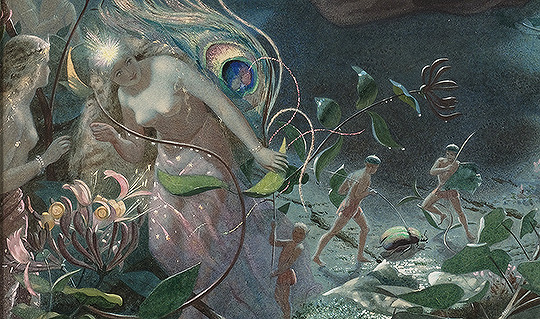 pmamtraveller's tweet image. John Simmons - A Midsummer Night's Dream (details)