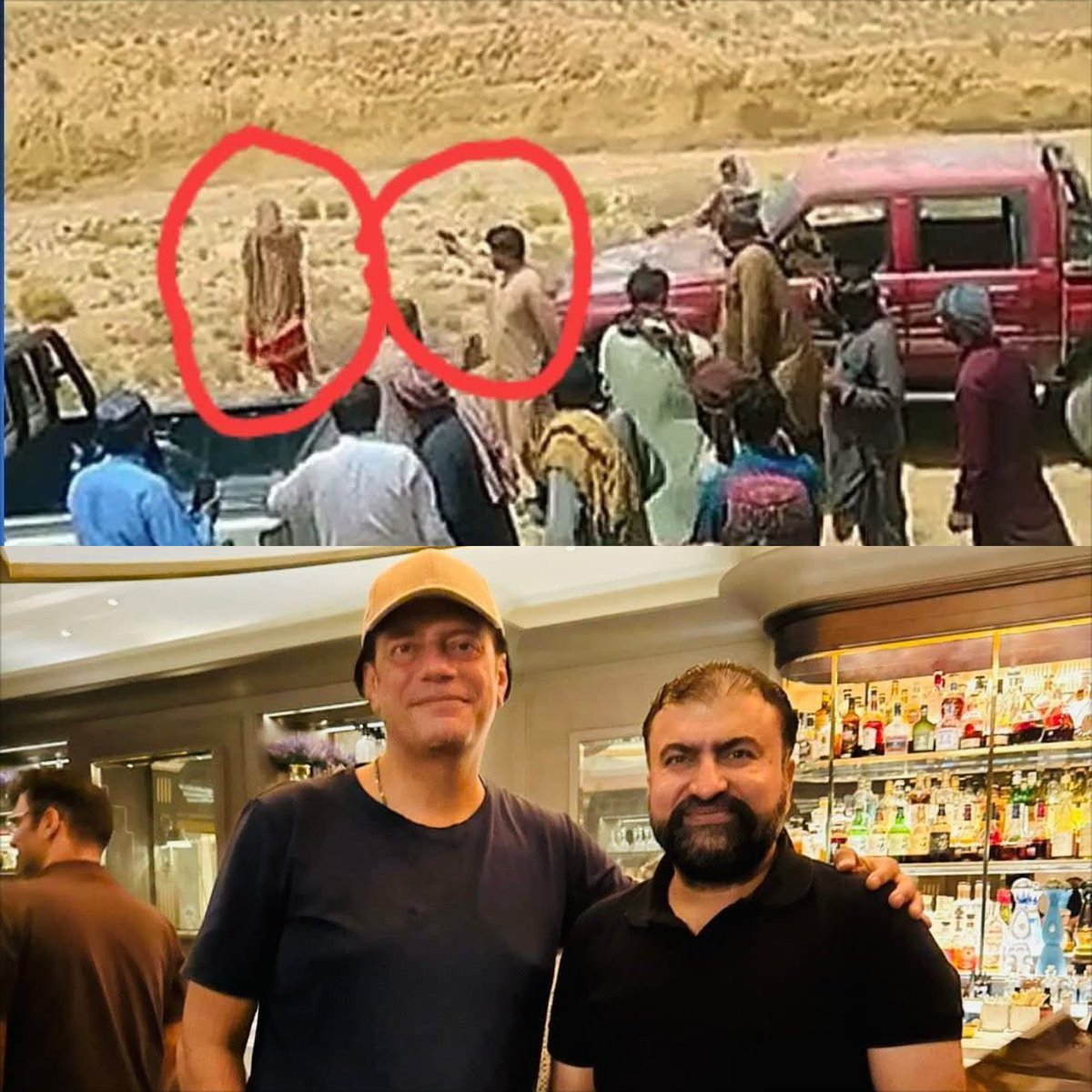 برطانیہ کے شراب خانوں میں بغیرت عیاشی کر رہا ہے اور اس کے صوبے میں عورتوں کا قتل عام ہو رہا ہے لعنت ہے اس پر