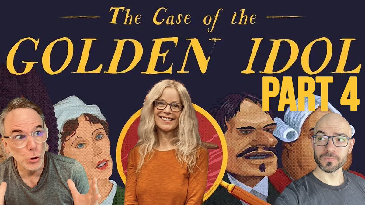 ConvosCurtis's tweet image. Tori's detective skills will be put to the test again in The Case of the Golden Idol!
Join Tori, Paul, and @danielalbu as they collect clues and piece together evidence!
📆 Today @ Noon (PT)
YouTube: youtube.com/watch?v=L8qzlA…
Twitch: twitch.tv/curtis_craig_t…
