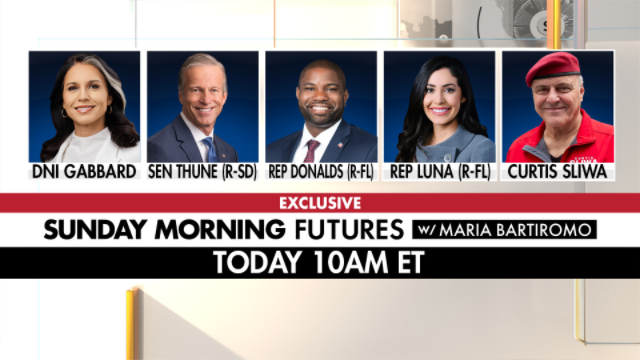 SundayFutures's tweet image. Breaking news this morning on @SundayFutures with @MariaBartiromo, exclusive interviews with:
@DNIGabbard
@LeaderJohnThune
@ByronDonalds
@RepLuna
@CurtisSliwa
Today at 10am Eastern on @FoxNews