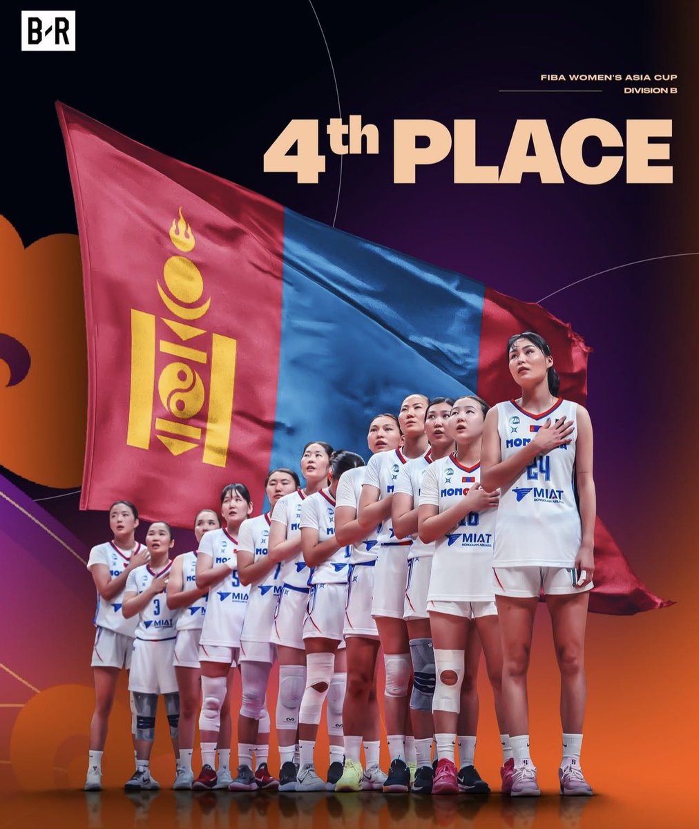 MongoliaBasketball (@mongoliabasket) on Twitter photo Team Mongolia 🏀🇲🇳
<a href="/AsiaCupWomen/">FIBA Women's Asia Cup</a> 2025 ⛹🏻♀️🏆
Division B - IV place after close fight for bronze medal
❌ 73:78 🆚 Thailand 🇹🇭
#AsiaCupWomen Team Mongolia 🏀🇲🇳
<a href="/AsiaCupWomen/">FIBA Women's Asia Cup</a> 2025 ⛹🏻♀️🏆
Division B - IV place after close fight for bronze medal
❌ 73:78 🆚 Thailand 🇹🇭
#AsiaCupWomen