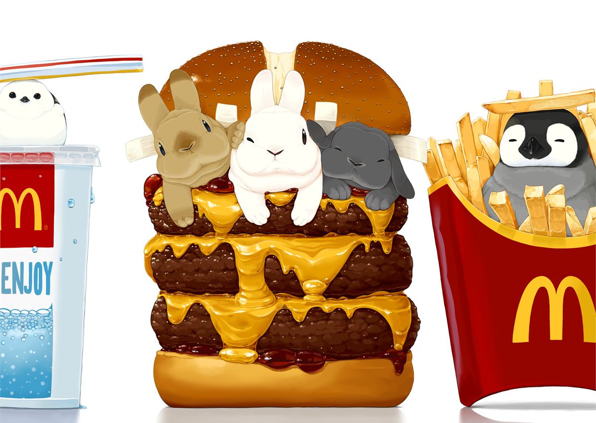 pfeasy's tweet image. お夕飯はハンバーガー
#ハンバーガーの日