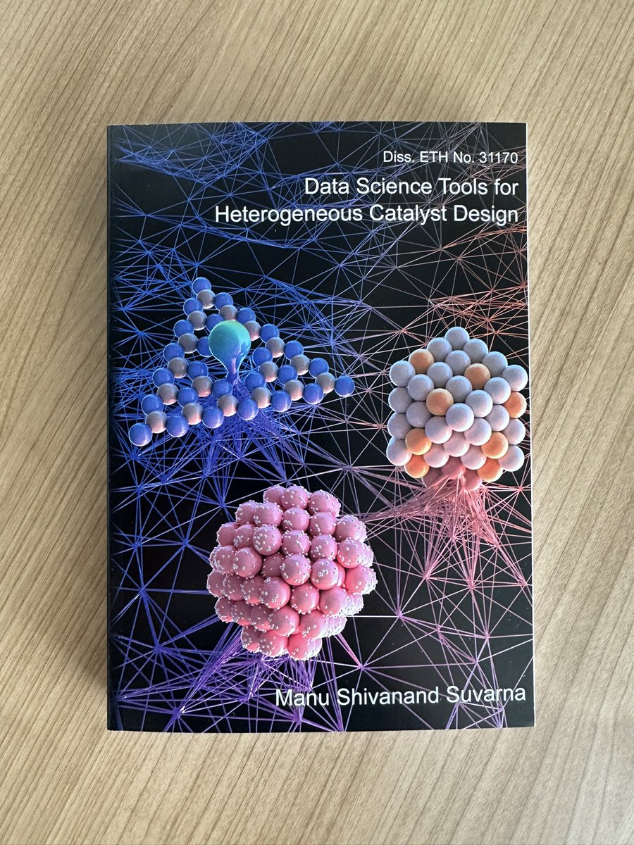 catalysis_eth's tweet image. Just landed in Zurich after the IUPAC conference and find the printed version of this amazing thesis at my office. Congrats, Manu! @NCCR_Catalysis
