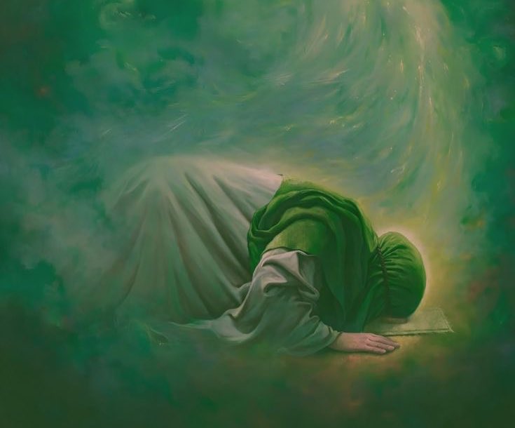 syedaa_tweets's tweet image. Sajdo&apos;n ke Imam (a) 💔