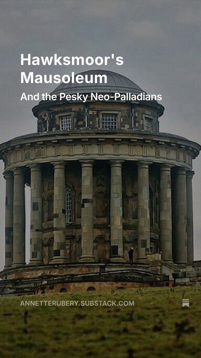 Hawksmoor would have gotten away with it if it weren’t for those pesky Neo-Palladians! Link below.👇