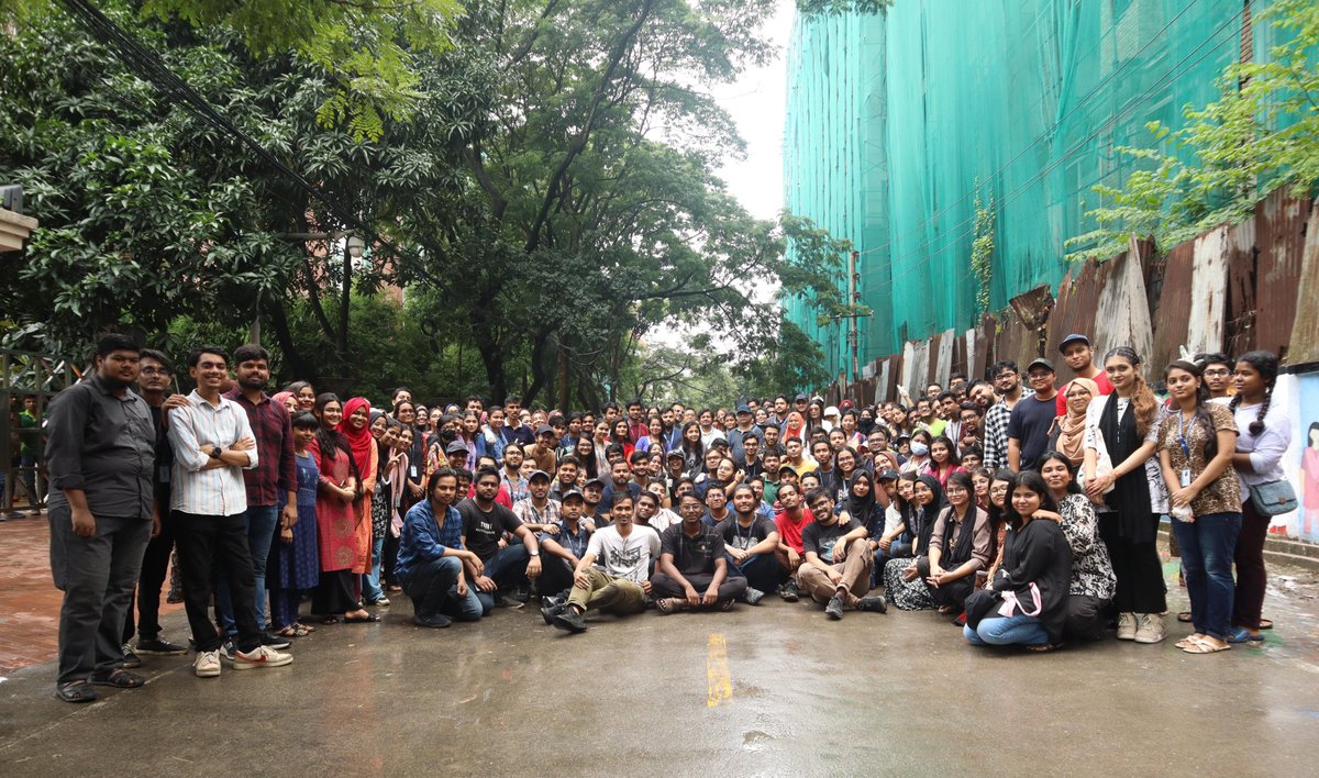 UNICEFBD's tweet image. “We seek a land where differences don’t divide.
Where every faith, every caste, stands side by side.”
One year ago, Afifa Imran’s heartfelt poem painted the vision of a nation she dreamed of. Together with her friends, she worked tirelessly to turn that dream into reality.