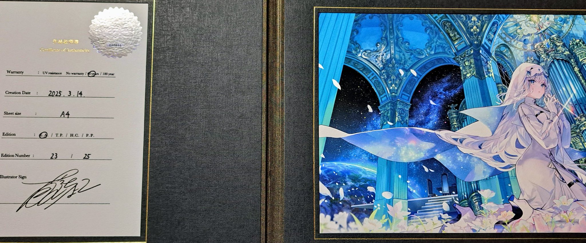 藤ちょこ サイン入り FaceGlam Signature 光る美少女展2024 Naka on X: