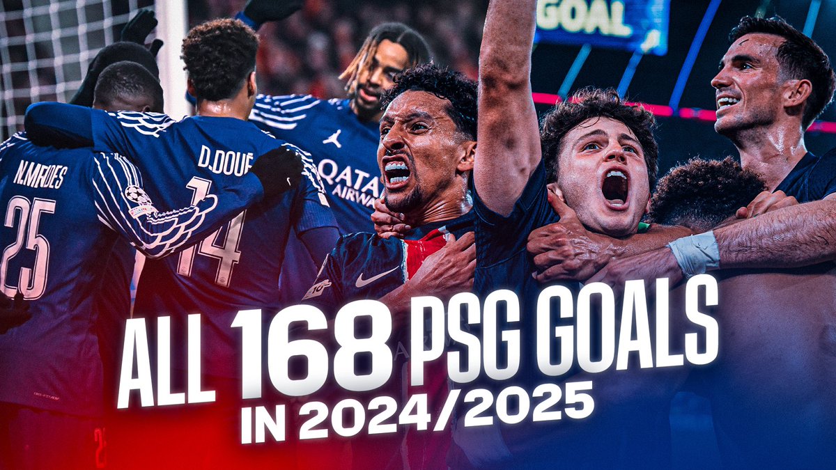 PSG_espanol's tweet image. 168 goles en la temporada 24/25🔥
Revive cada gol del PSG esta temporada, desde el primero hasta el último❤️💙
🔗youtu.be/_jLl9GII6Jk