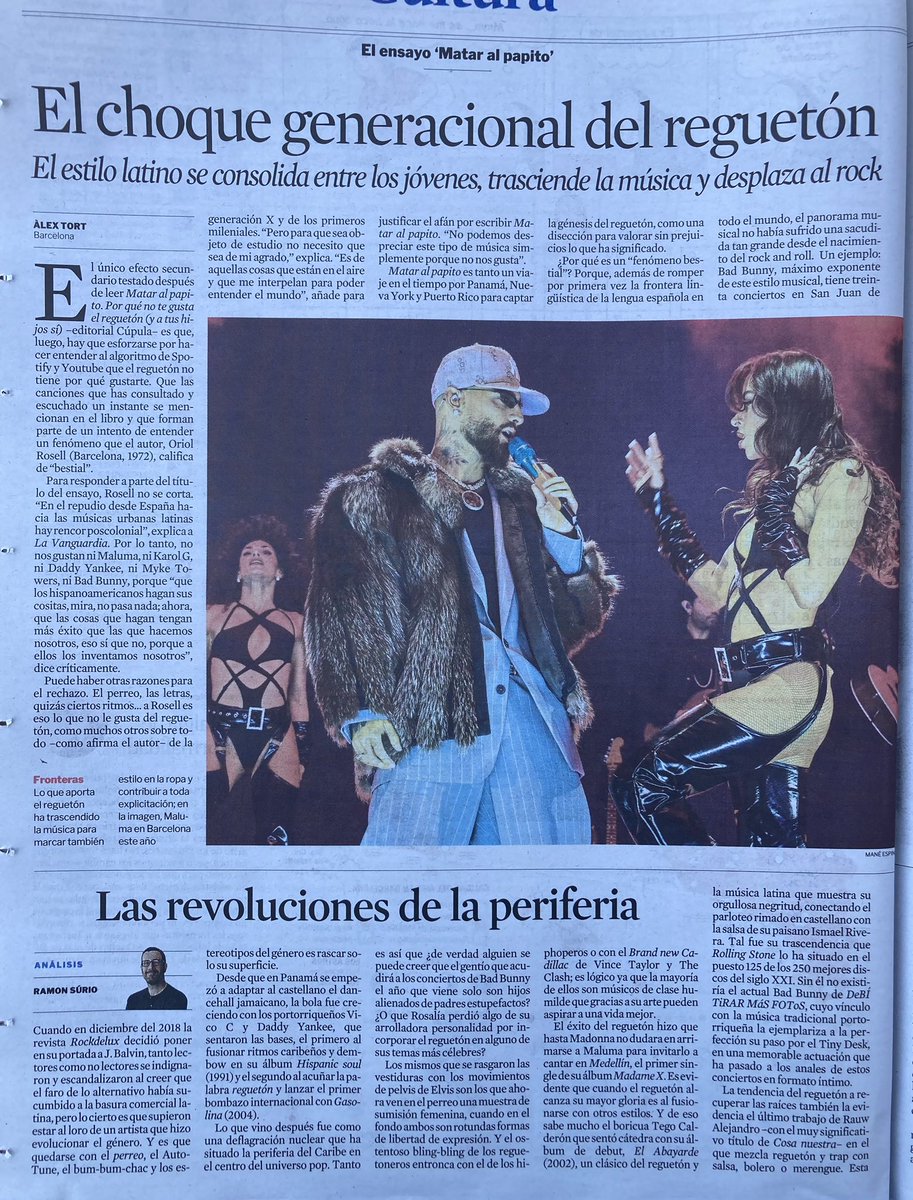 MandreuBcn's tweet image. No es pot entendre la nostra gent jove sense conèixer aquests noms i aquestes realitats d’influencers famosos i del món de la música llatina 
👉 lavanguardia.com/vivo/20250720/…
👉 lavanguardia.com/cultura/202507…