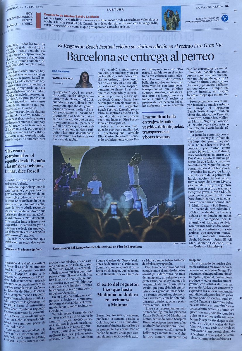MandreuBcn's tweet image. No es pot entendre la nostra gent jove sense conèixer aquests noms i aquestes realitats d’influencers famosos i del món de la música llatina 
👉 lavanguardia.com/vivo/20250720/…
👉 lavanguardia.com/cultura/202507…