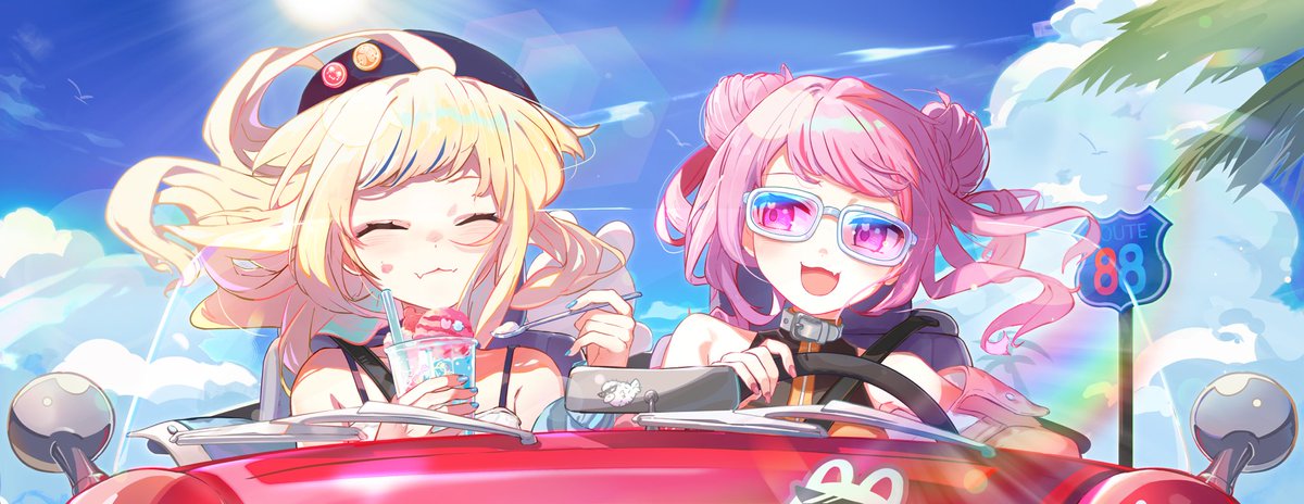 🚘🕶️
 #ヒメヒナアート