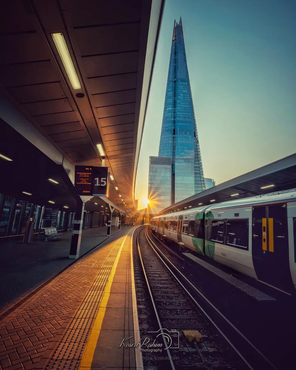 Fun fact 🚉 London Bridge is the oldest operating train station in central London, opening in 1836! It’s the 2nd oldest in the capital &amp; the 6th oldest in the world.

Great shot by kosrurahim 📷 (Instagram)

#theshard #shardpics