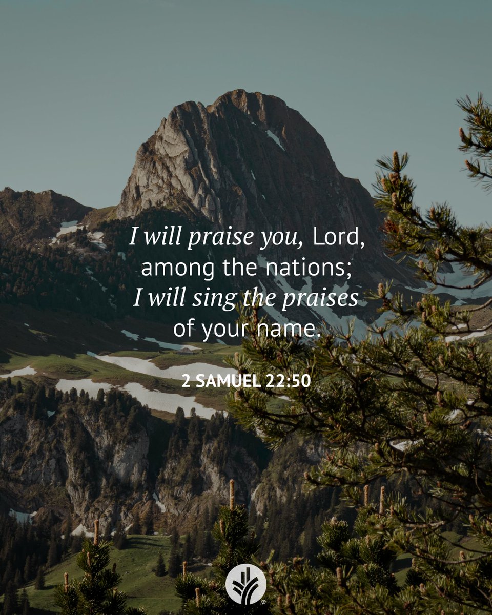 Connect with God through today’s devotional! 
odbm.org/en/devotionals…

📖 Read: 2 Samuel 22:47-51

🙏 Receive: "Heavenly Father, I bring You praise for Your work in the world and in my life."

❓Respond: What can you praise God for today?