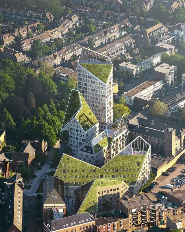 parametricarch's tweet image. 🏗️Nieuw Bergen, designed by @MVRDV is a 29,000 m² development in Eindhoven’s De Bergen neighborhood. It includes seven buildings and offers 237 homes, commercial spaces, urban farming, and underground parking.

#parametricarchitecture #parametricdesign #contemporarydesign…