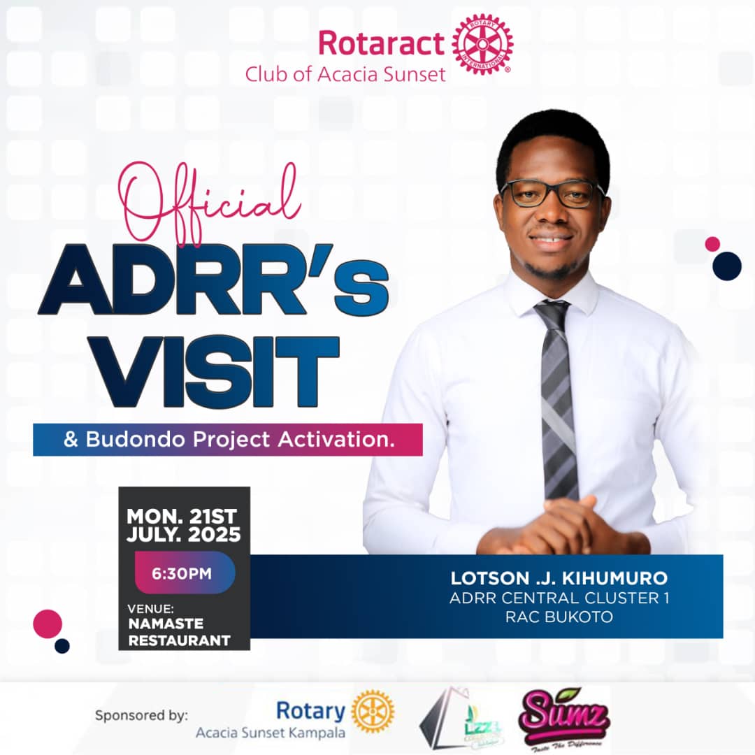 RotaractAcacia's tweet image. It’s happening!
Join us for the Budondo Project Activation and the official visit of ADRR Lotson Kihumuro 👏🏽
📅 Monday, 21st July 2025
🕡 6:30 PM
📍 Namaste Restaurant
Let’s support a mother with a Mama Kit @ just UGX 20K 🤱🏾💝
Come through and bring the 🔥 energy.