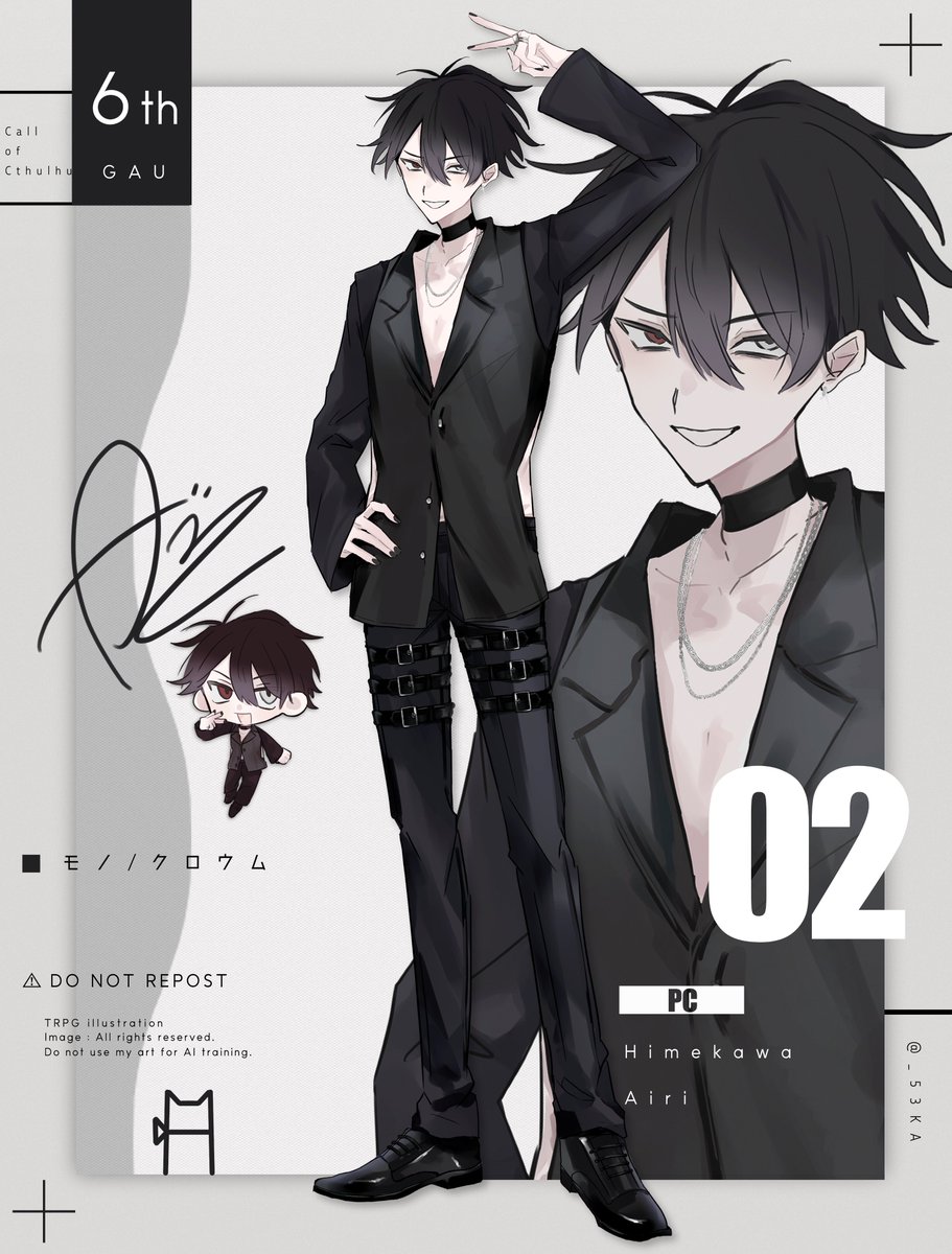 _53KA's tweet image. ▍ モノ/クロウム　▸  HO2