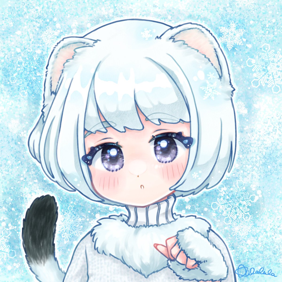 Kilalula_live2d's tweet image. Live2D関係ない過去絵ですが
 ケモ耳もふもふが大好きです💞
#3連休はフォロワーが増えるらしい