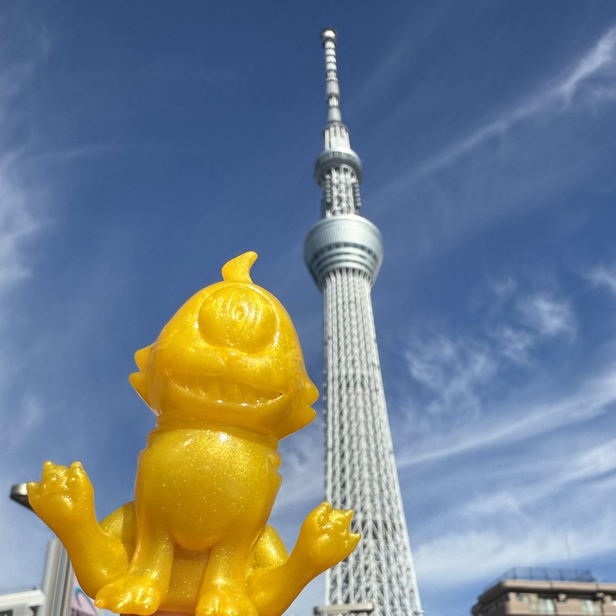 doppuri_deep's tweet image. 本日はギャロミちゃんと
雷門・スカイツリーとパシャリ✨

いやぁしかし
陽射しが強く溶けるよねぇ🫠