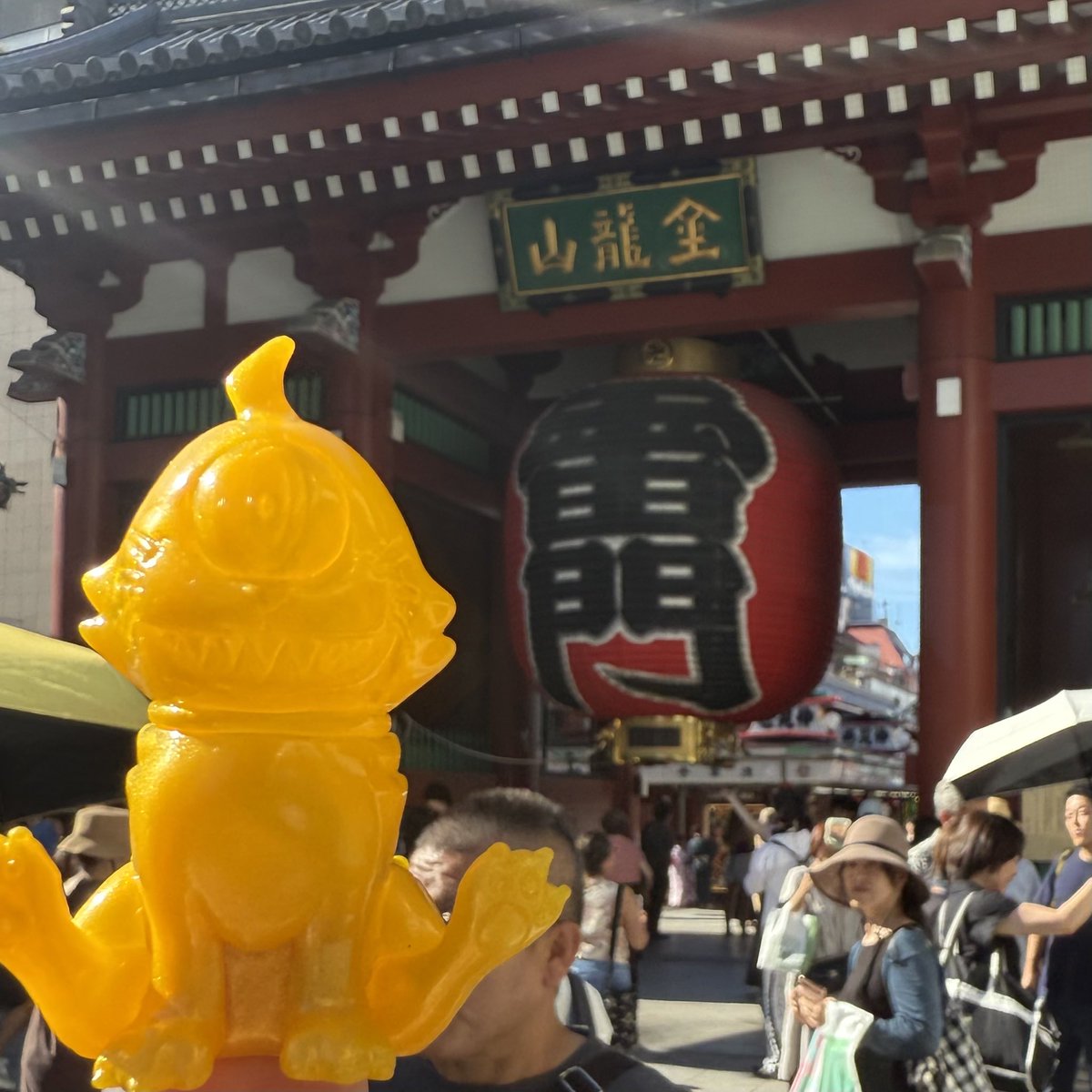 doppuri_deep's tweet image. 本日はギャロミちゃんと
雷門・スカイツリーとパシャリ✨

いやぁしかし
陽射しが強く溶けるよねぇ🫠