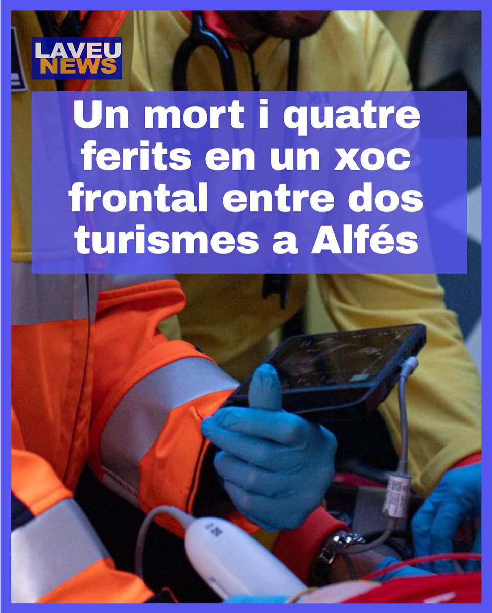 laveudelleida's tweet photo. #laveunews: Un xoc frontal aquest matí a la C-12 a Alfés (Segrià) ha deixat un mort i diversos ferits, un d’ells crític. La víctima és un home de 58 anys de #Torrebesses. La via ha estat tallada en els dos sentits. #Lleida https://t.co/J7tmzFWR7o