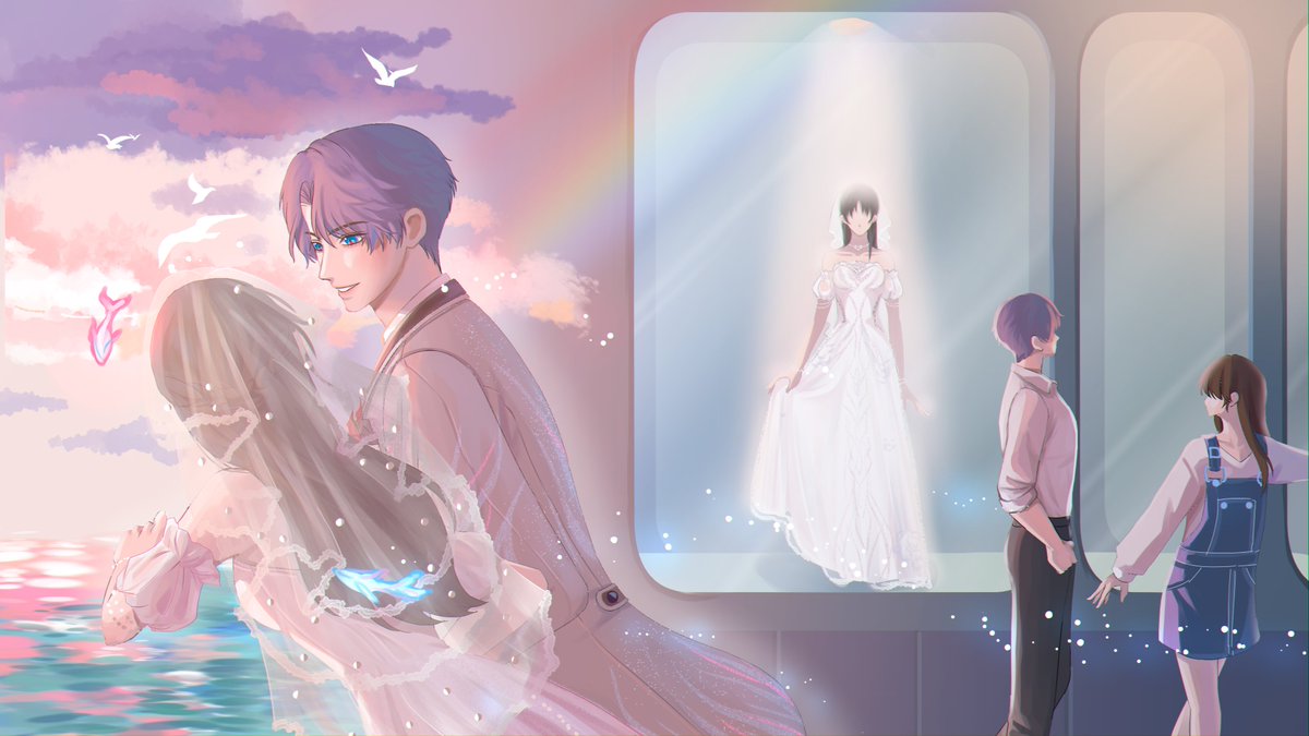 以前許諾過的，現在會實現，現在期許的，未來一起完成。
祝保鏢小姐和祁煜都長長久久，永不分離。

#LoveandDeepspace #Rafayel 
#恋と深空二次創作  #ホム主