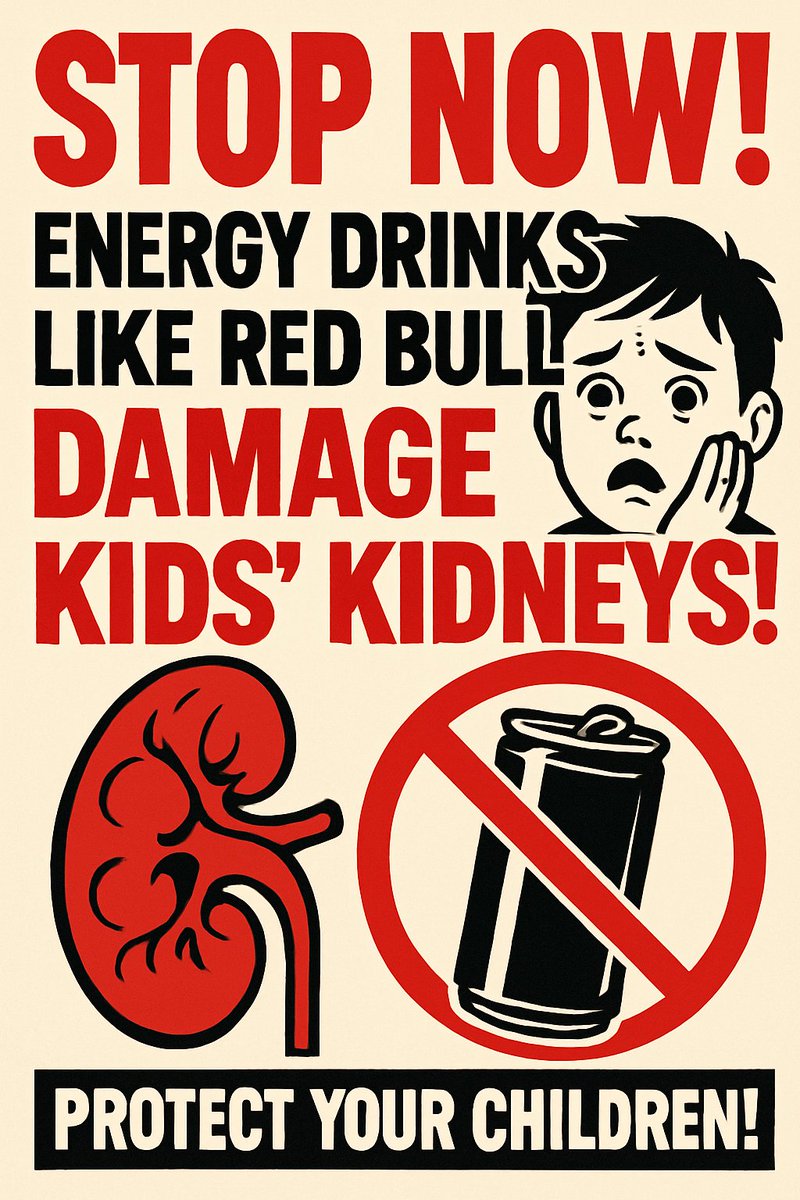 ⚠️ URGENT for Parents! Kids are getting hooked on energy drinks like Red Bull—even in Bangalore. 🚫 Doctors warn: long-term use can DAMAGE KIDNEYS. I've seen it firsthand. Talk to your kids. Stop this before it's too late. #HealthAlert #Parenting #EnergyDrinks