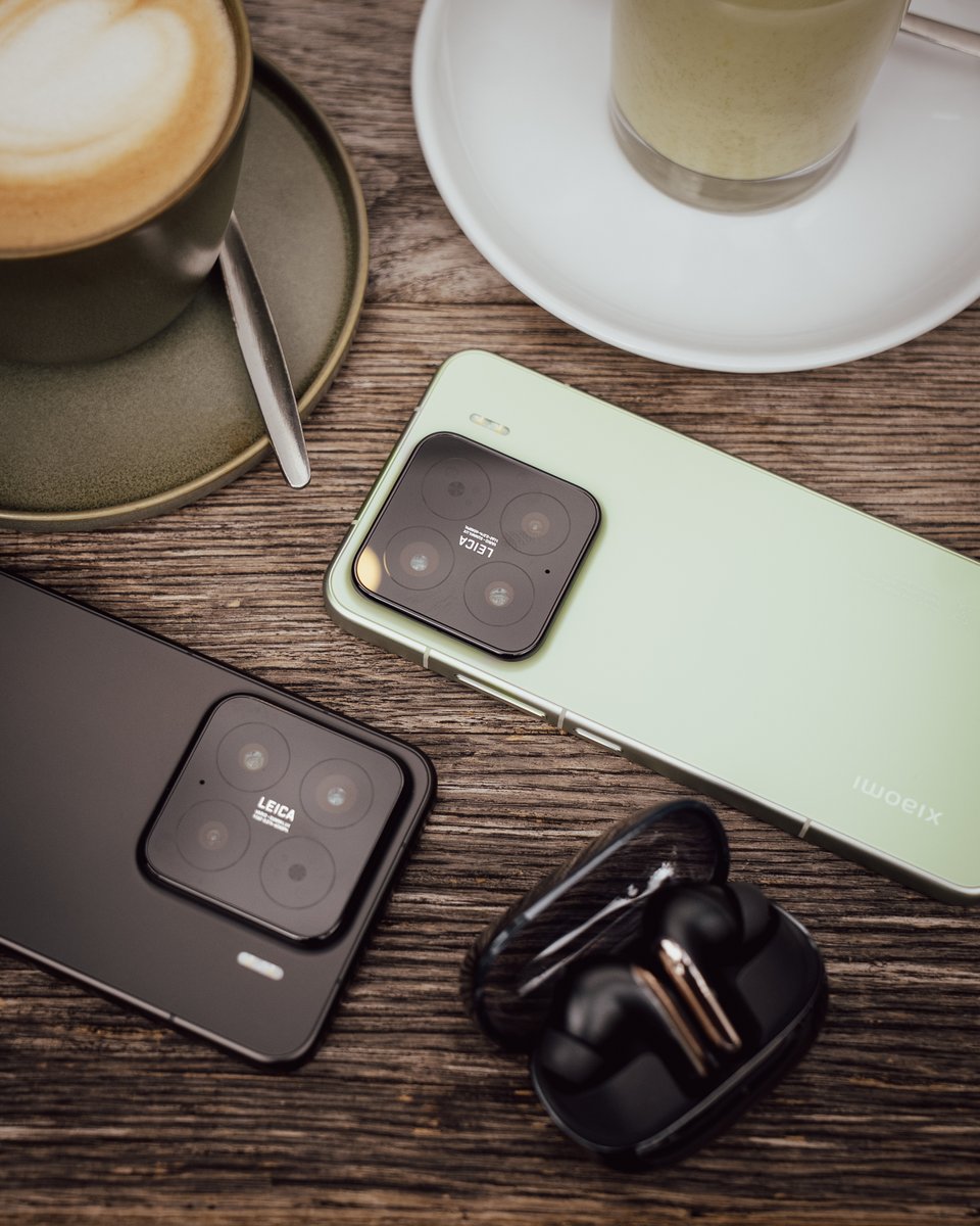 Gönn dir am Sonntag ☀️ unbedingt eine vollverdiente ☕ Kaffeepause – mit dem #Xiaomi15 📸 für perfekte Aufnahmen und den #XiaomiBuds5Pro 🎧 für deine Lieblingsplaylist 🎶.