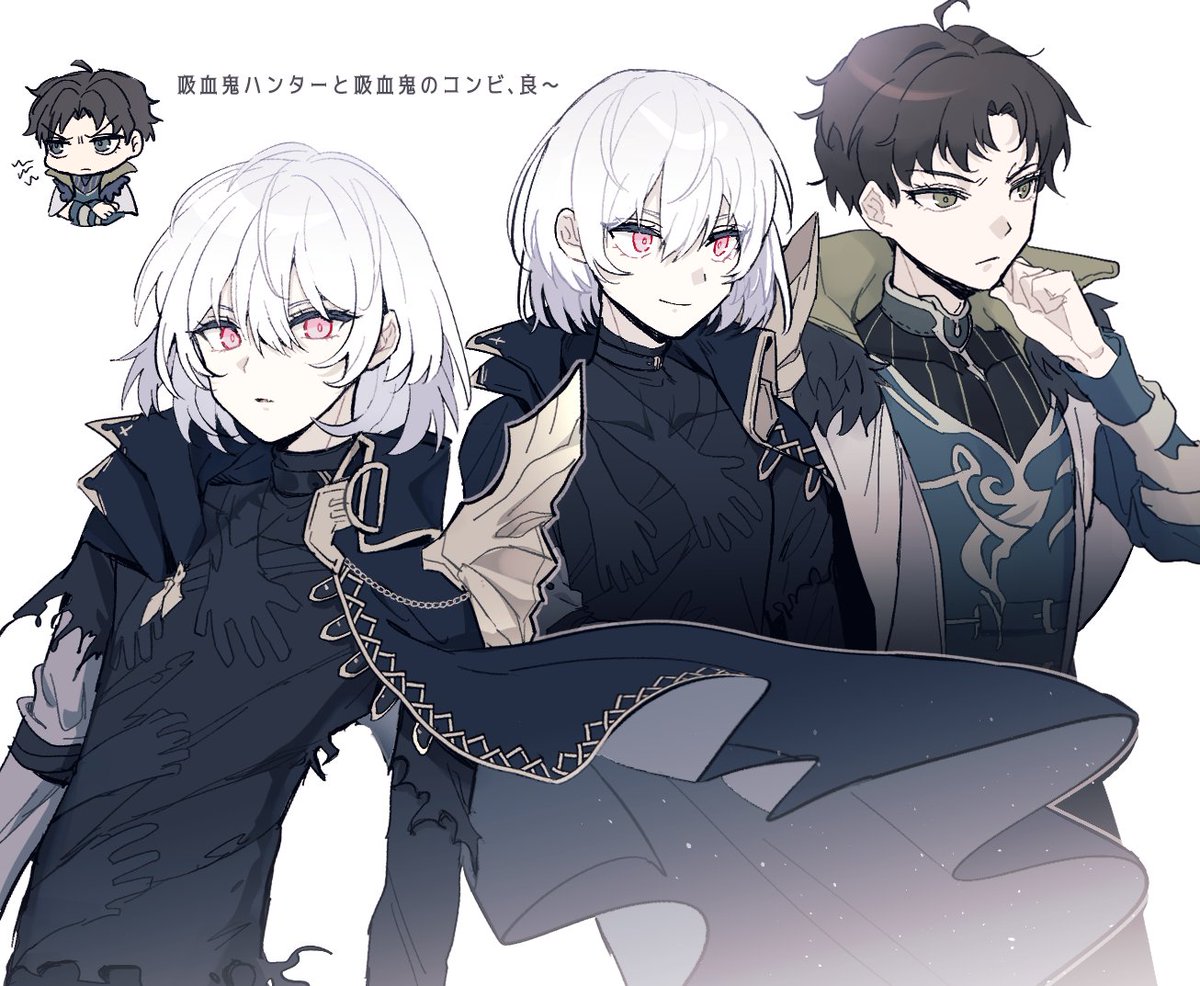 「シルブラの絵描いた!ノアくんとヴァンくんが好きでして…」|ꌩ꒤꓄ꇙ꒤のイラスト