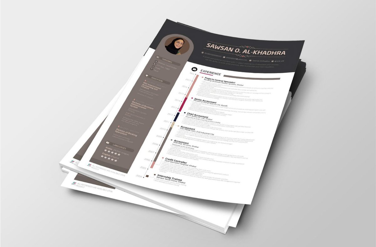 نضمن لك الانطباع الأول المؤثر والاستمرارية في ذهن أصحاب العمل.
📱للتواصل واتساب: 966550522594+