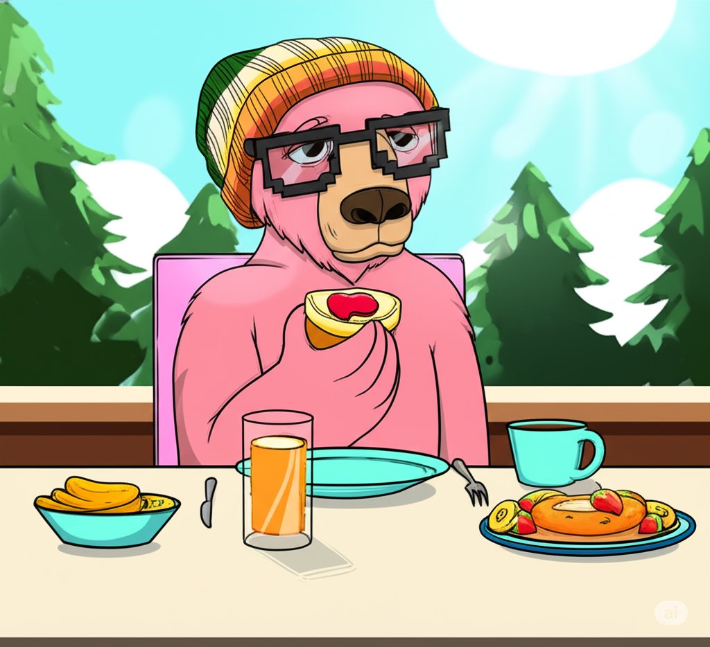 0xScribble's tweet image. Gm to everyone☕️
Asked @GeminiApp to make my bear enjoy breakfast…
They served me a depressed bear, holding toast like it’s the last piece of hope in this cruel world 😭