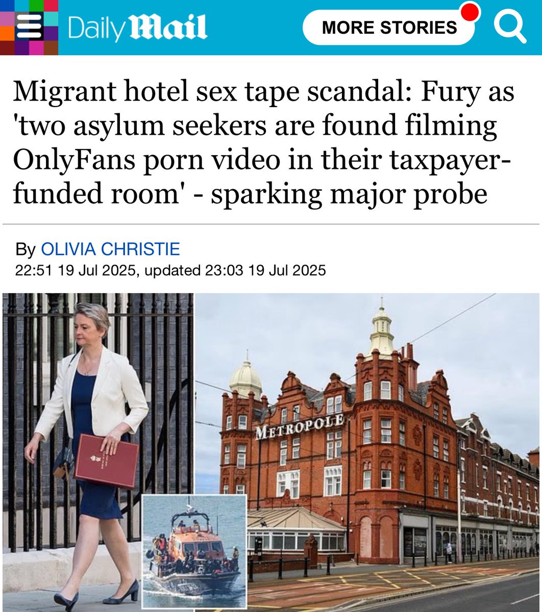 JackEccles_JAE's tweet image. 🚨In my hometown of Blackpool Asylum seekers at the Metropole hotel have been caught making ONLY FANS videos
Blackpool is one of the most deprived towns in the UK yet funding is being spent on asylum seeker PORN BUSINESSES
We need @ZiaYusufUK and Reform DOGE more than ever
