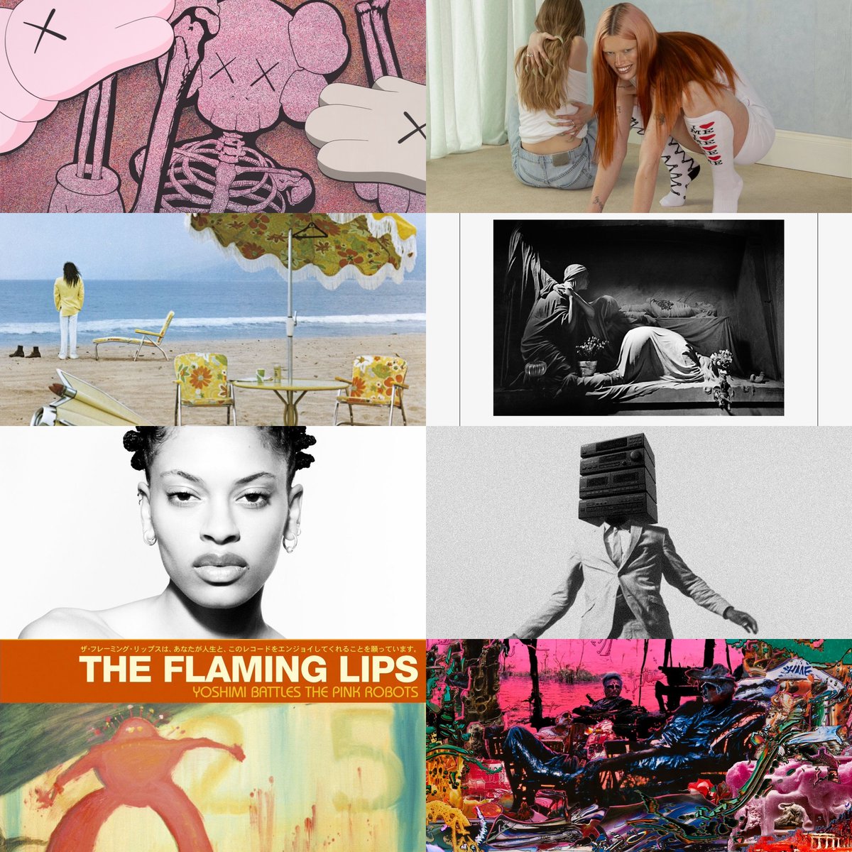 sonemic's tweet image. 🎶 This week's front page reviews on rateyourmusic.com
@clipse
@wetlegband
@NeilYoungNYA
@joydivision
@Annahstasia
@Mike_Eagle
@theflaminglips
@bmblackmidi