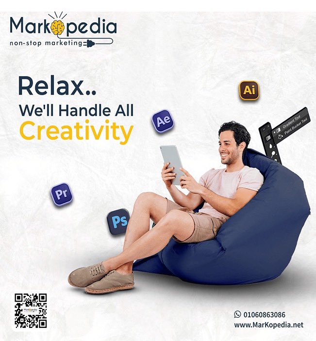 MarKopedia_Egy's tweet image. Relax we’ve got the creative side covered. From bold ideas to polished content, we handle it all so you can focus on what matters most.
#WeCreateYouShine #MarketingMadeEasy #DesignDoneRight
#MarKopedia
#nonstopmarketing
#تسويق_من_الأبره_للصاروخ
#مهما_كانت_ميزانيتك_هنقدر_نساعدك