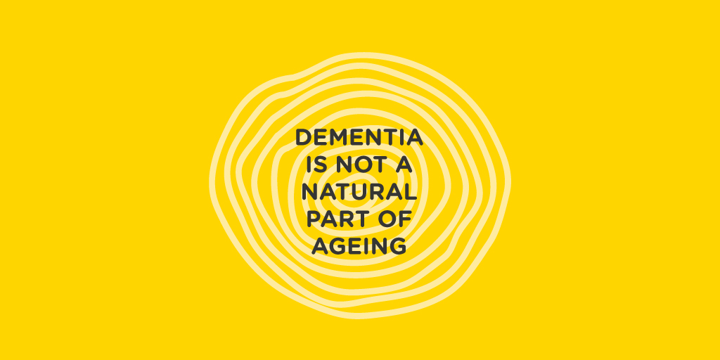 It is a common misconception that dementia is just something that happens as we age. However, dementia is actually caused when diseases physically damage the brain. So, not everyone who grows old will develop dementia and not everyone who develops dementia is old.