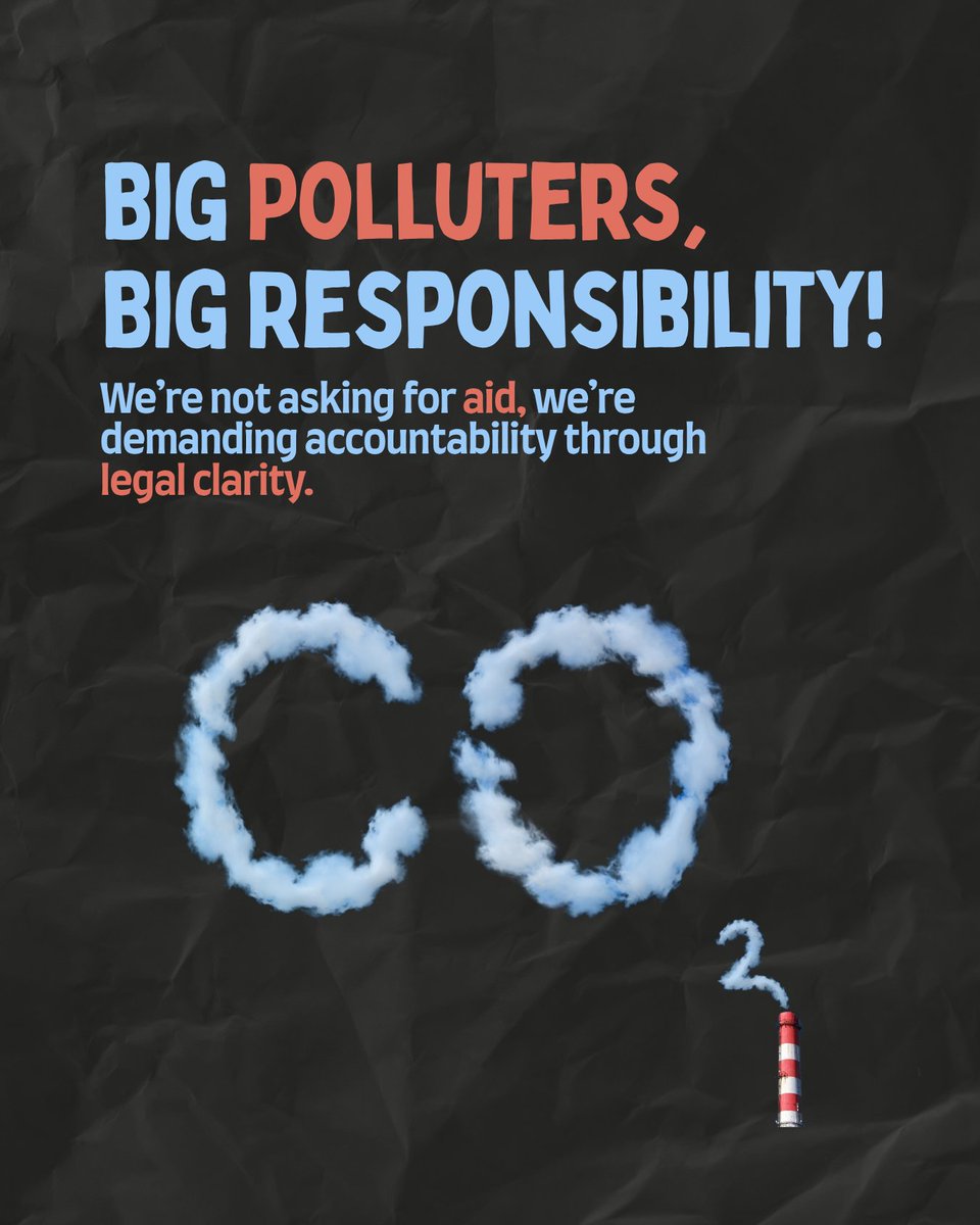 Oxfam's tweet image. For the first time ever, the International Court of Justice is setting clear, binding legal duties for states to protect the planet and its people. This opinion can end decades of empty promises, demanding real accountability from polluters and paving the way for justice and…