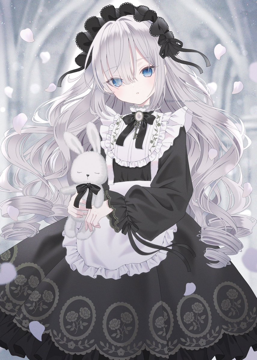 paruno_marron's tweet image. #三連休はフォロワーさんが増えるらしい
銀髪アリス🐰