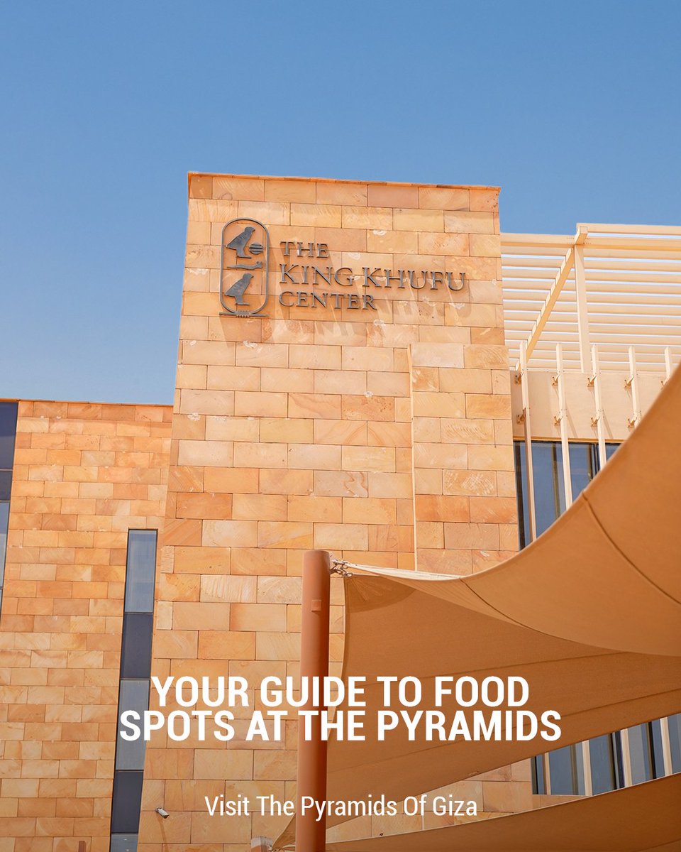 PyramidsOfGiza_'s tweet photo. From your first bite to your last view, your guide to where to eat at the Pyramids of Giza.
Pyramids of Giza | The Experience is New, The Time is Now
#VisitthePyramidsofGiza
من أول نكهة حتى آخر إطلالة ، دليلك لأفضل أماكن تناول الطعام في أهرامات الجيزة https://t.co/boR5JldXGA