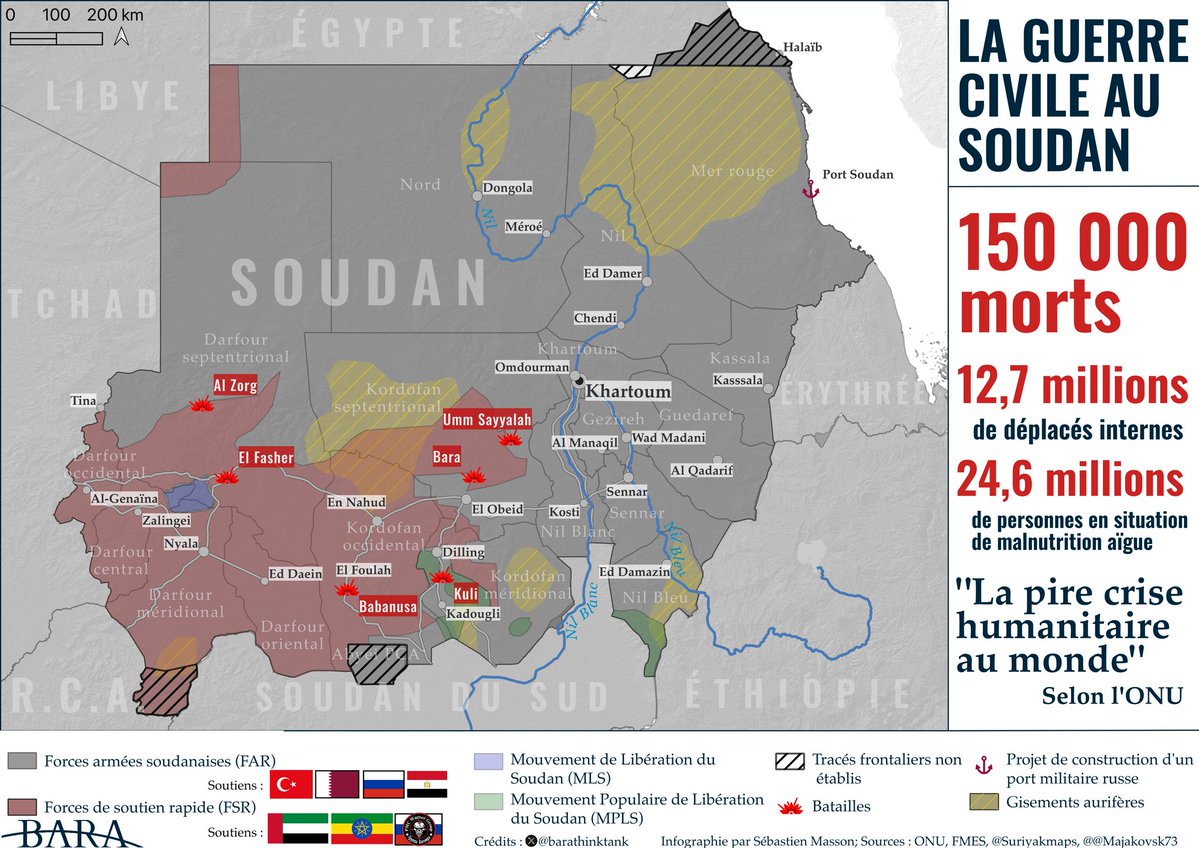 GeoTales_'s tweet image. 🔸Le Dimanche Encarté revient !
Aujourd'hui une carte de @barathinktank pour mettre un peu de lumière sur une guerre qui est passée sous silence au Soudan 🇸🇩