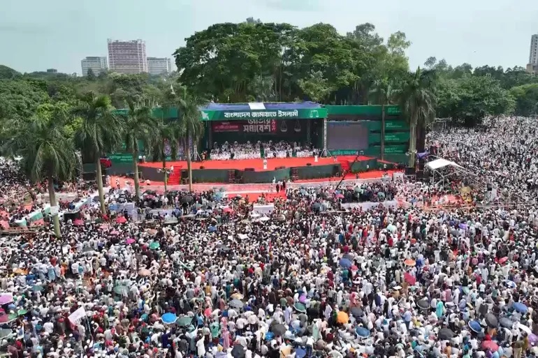 Abdulla_Alamadi's tweet image. For the first time since the independence of Bangladesh, a million-strong rally of Jamaat-e-Islami on Saturday came out to demand that the future of the country be drawn correctly & fairly, away from parties corruption & the control of India !
I think Bangladesh is on the right…